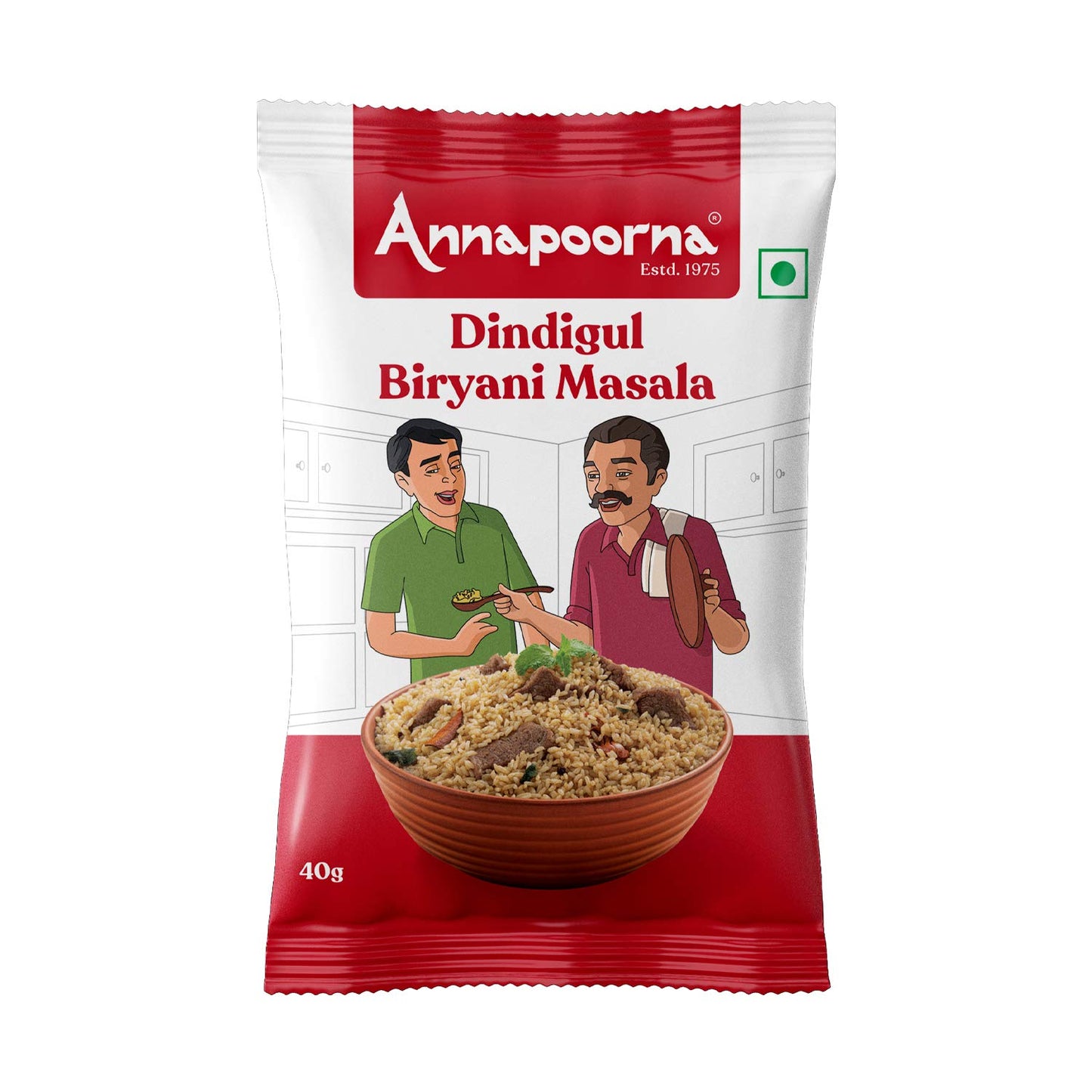 Annapoorna Dindigul Biryani Masala 40gms (Pack of 4)