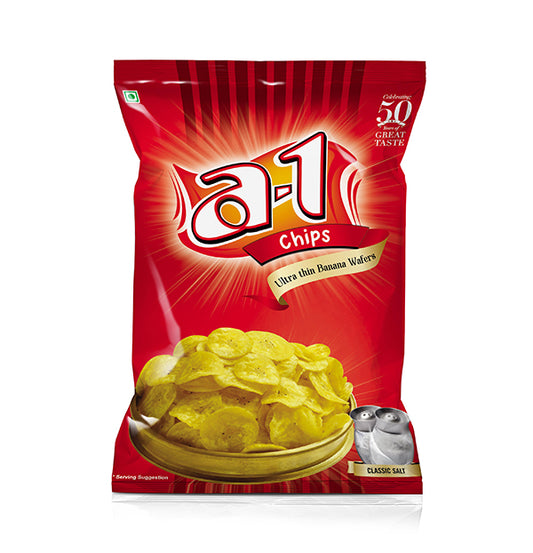 A1-Chips Ultra Thin Banana Chips – 500gm