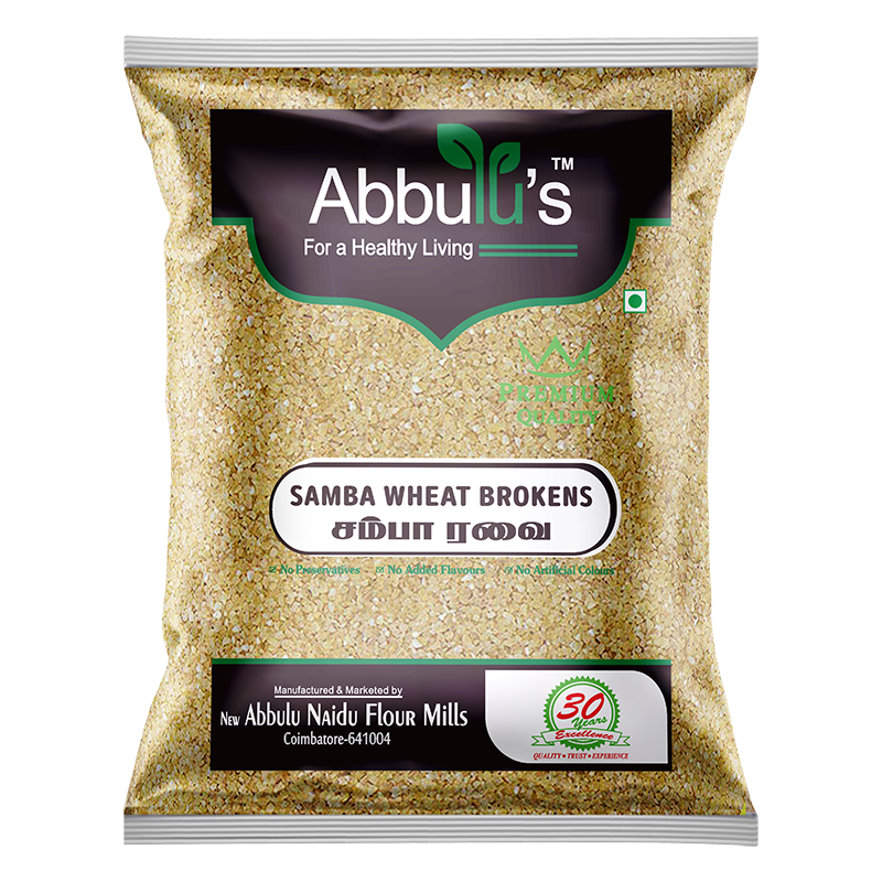 ABBULUS Samba Wheat Brokens 500gm
