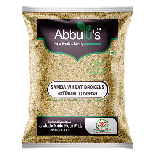 ABBULUS Samba Wheat Brokens 500gm